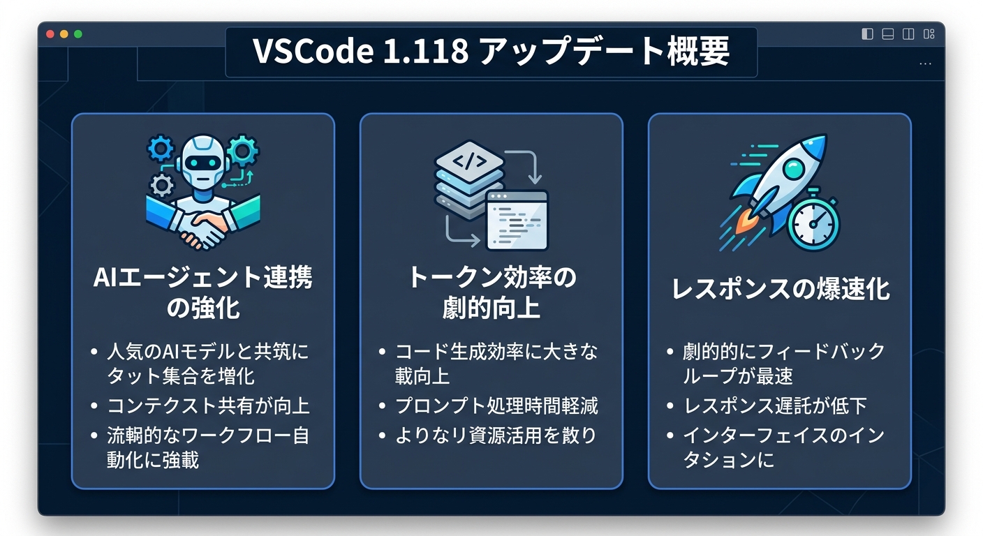 VSCode 1.118 アップデートの概要